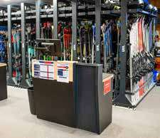 Caisse service ski en photo