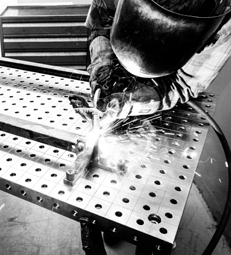 Soudure en atelier QBL