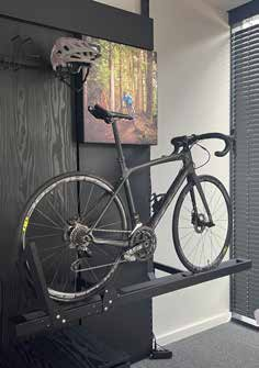 Bike-Lift mural avec vélo